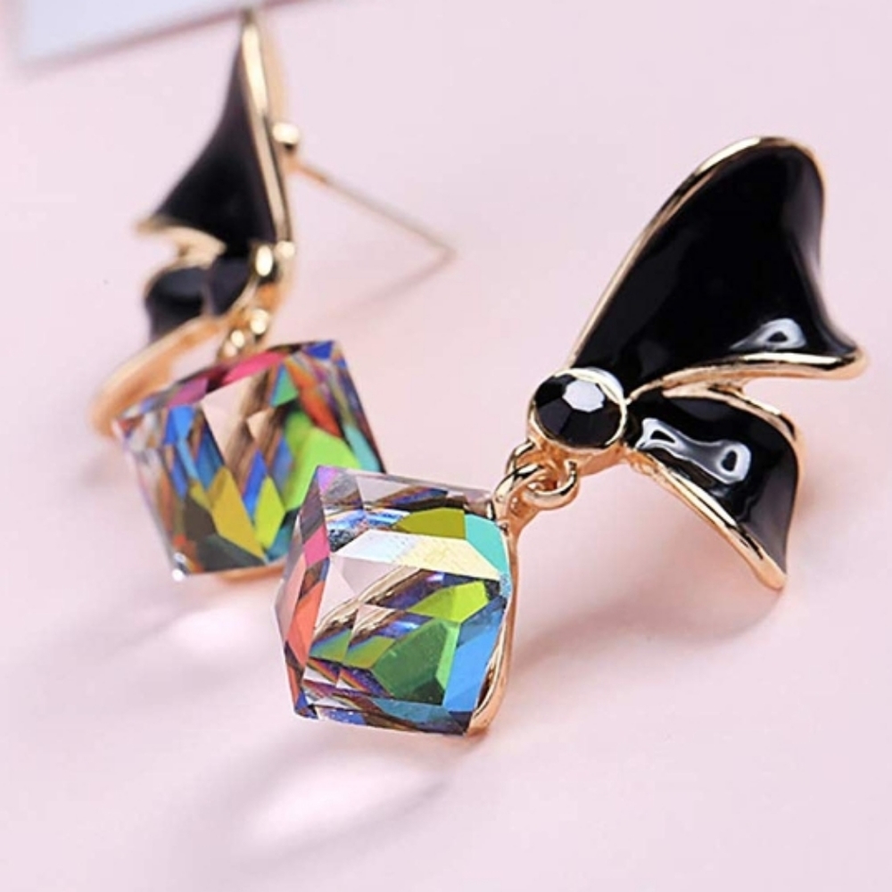 7/$10 Sterling Silver Crystal Earrings - Picture 1 of 3